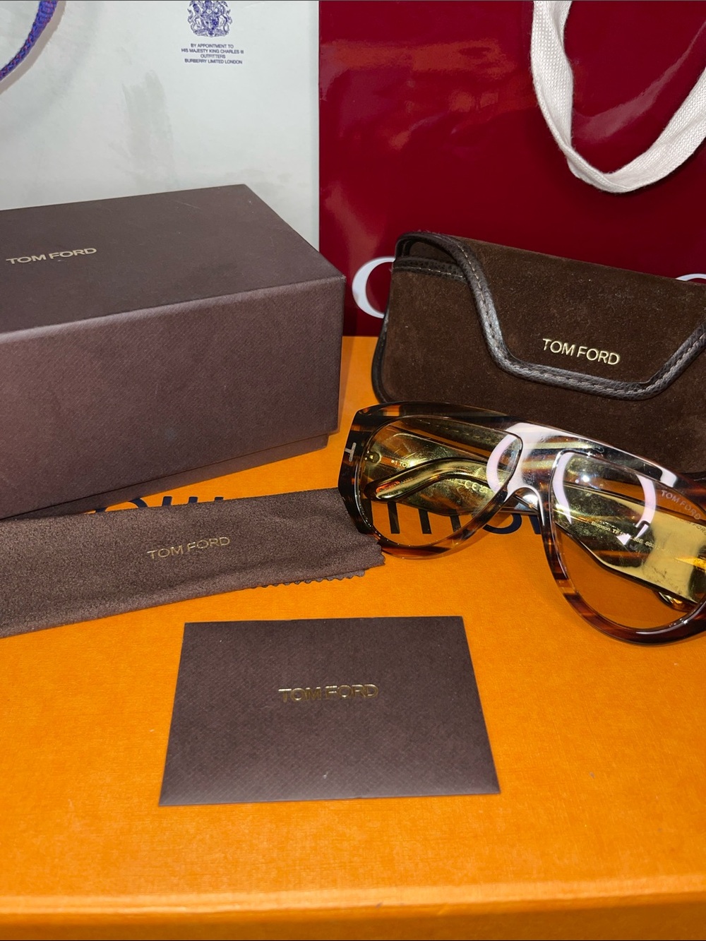 Tom Ford Bronson Aviator Sunglasses - Picture 8 of 8